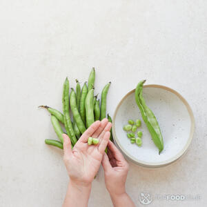 Очистить бобы