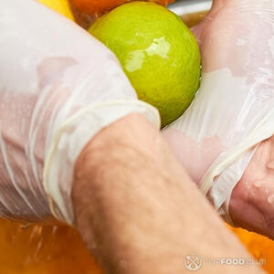 помыть лайм