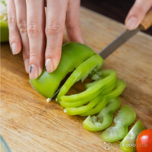 режем болгарский перец