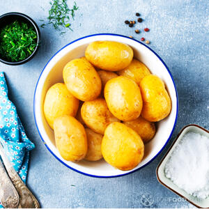 отваренный картофель