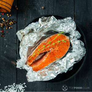 Лосось в фольге