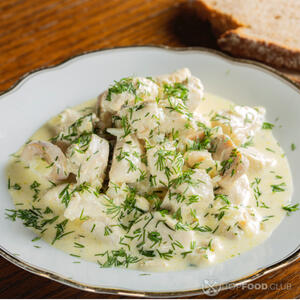 Курица в сливках