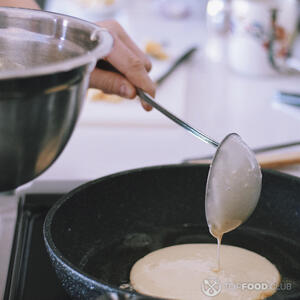 Приготовление блинов