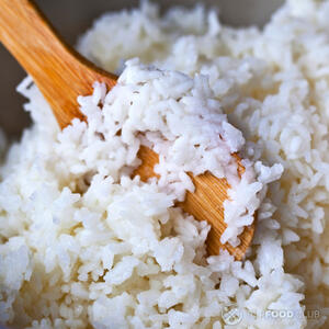 обжарить рис