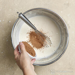 какао насыпаем 