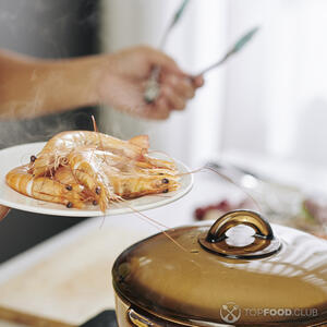 варёные креветки