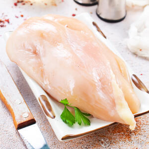 Курицу промыть