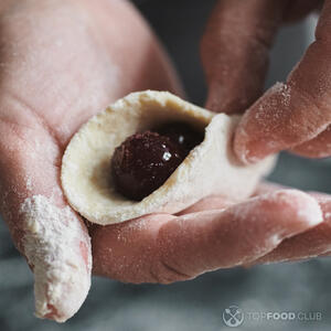 Делаем вареник.