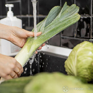 моем лук порей