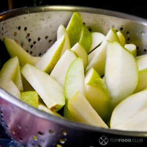 грушу нарезать