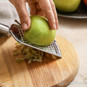 измельченное яблоко