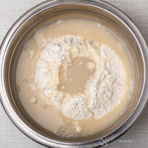 опара с мукой