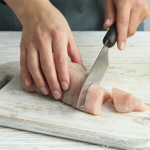 нарежьте на кусочки