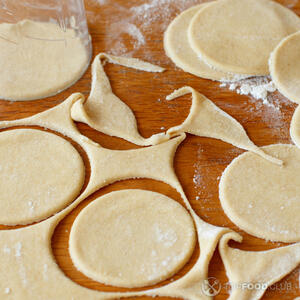 режем на кружочки