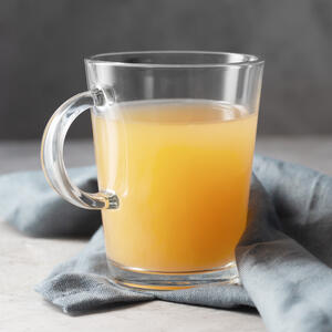 Add the chicken broth to soup.