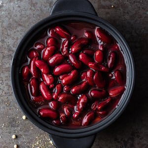Boiled red beans