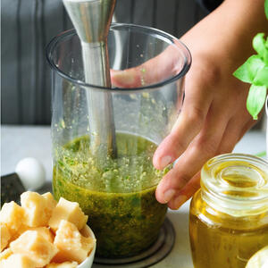 ingredients in a blender