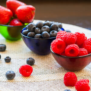 Add fresh berries.