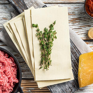 Cook lasagna sheets according to package direction.