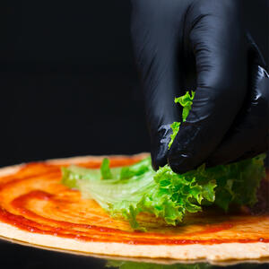  To add salad leaves.