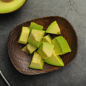 Cut avocado into cubes