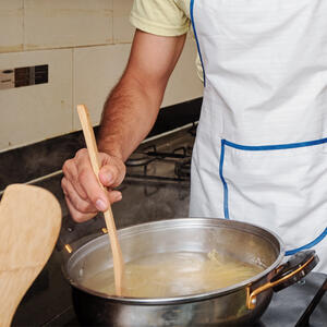 To cook pasta.
