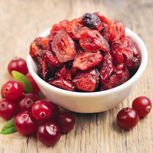 To add dried cranberries.