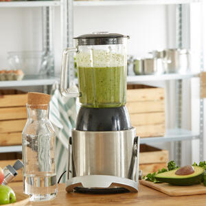 Puree avocado until smooth