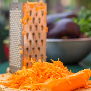 Grate carrot