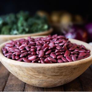 Rinse beans in a cold water