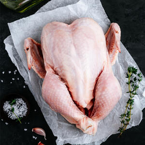 Remove turkey from brine and pat dry thoroughly with paper towels. 