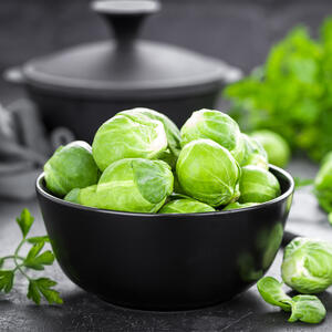To boil Brussels sprouts.