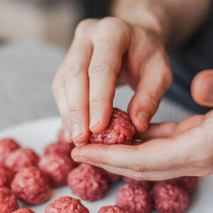 To cook meatballs.