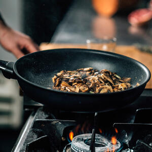 To fry mushrooms.