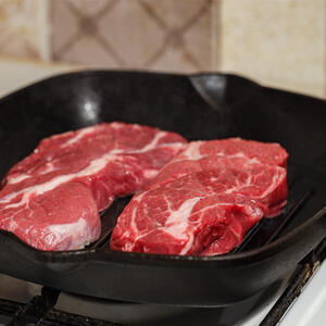 frying steak