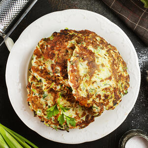 Zucchini pamcakes are ready!
