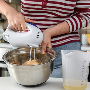 Mix everything with a mixer