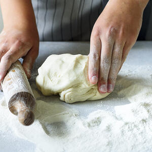 Knead the dough