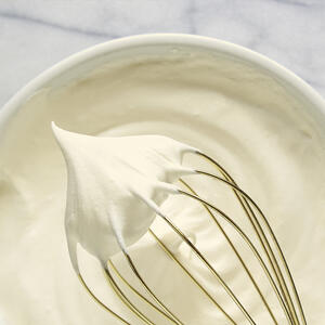 Beat the mixture until fluffy