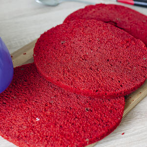 Cut in half lengthwise