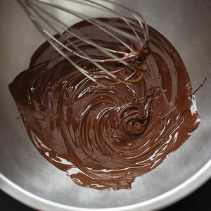 Put the chocolate in a water bath to melt