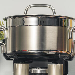 Cover the pan with a lid and leave for 5 minutes