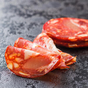 sliced chorizo