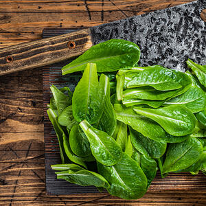 chop the mint leaves