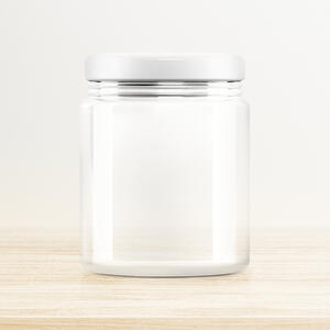 take a glass jar