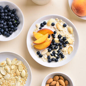 decorate with fruits