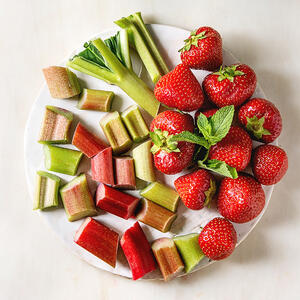 Wash the strawberries