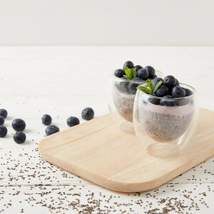 decorate with blueberries