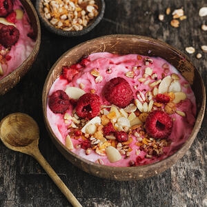 sprinkle your overnight oats with grated coconut