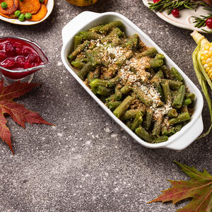 put the mixture in a casserole dish